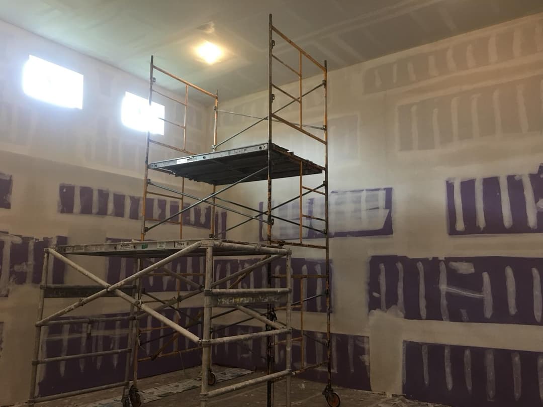 Popcorn ceiling removal and smooth drywall ceiling refinishing in St. Paul MN homes.”